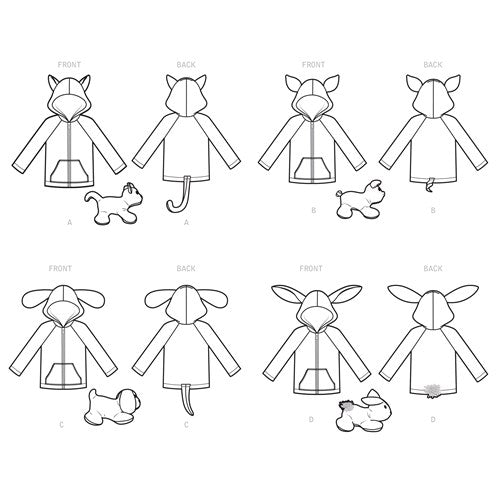 Simplicity Baby/Child Jackets S9391