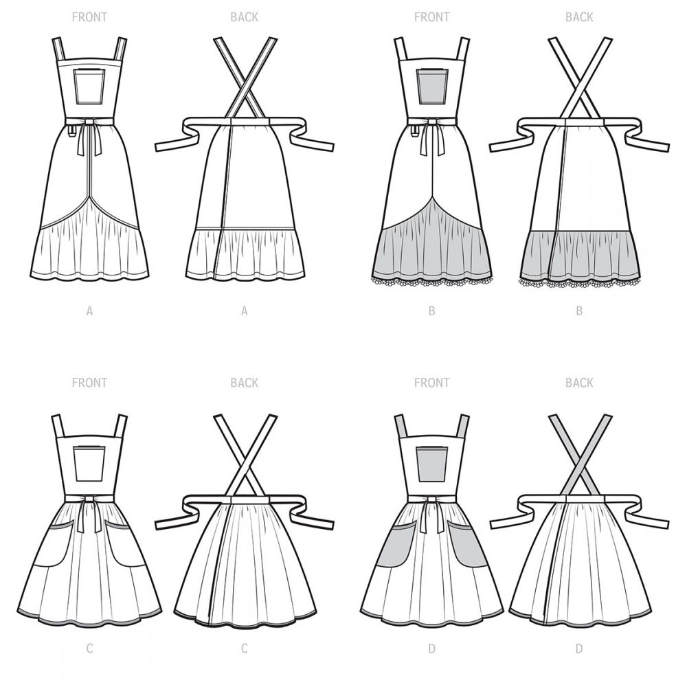 Simplicity Aprons S9435