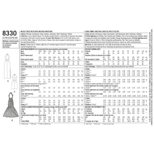 Simplicity Dresses S8330