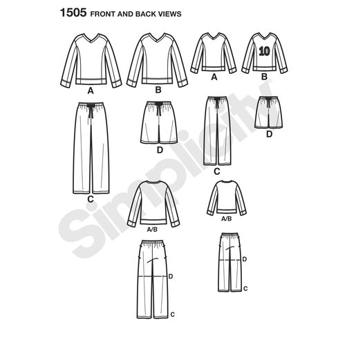 Simplicity Mens/Boys Lounge/Nightwear S1505