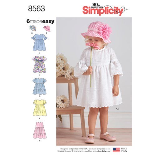 Simplicity Baby/Child Dress S8563