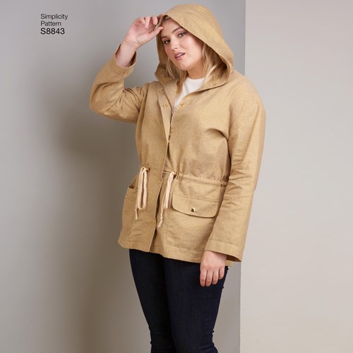 Simplicity Anorak Jacket S8843 – The Fold Line Simplicity Anorak Jacket S8843 – The Fold Line