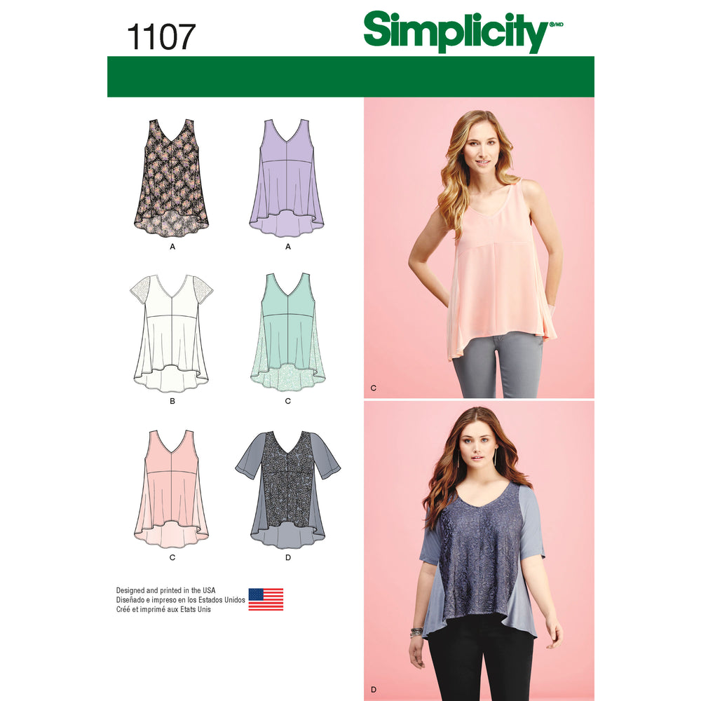 Simplicity Tops S1107