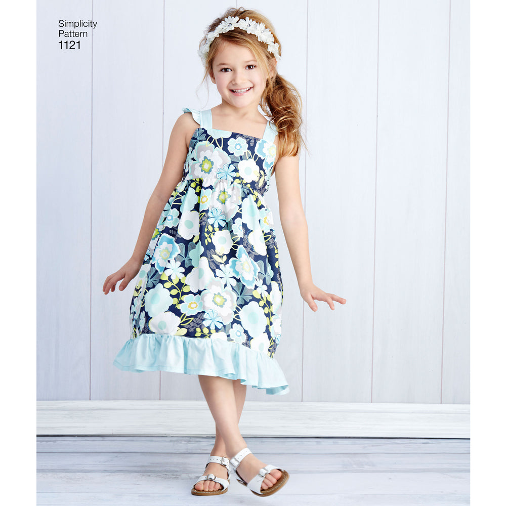 Simplicity Child/Teen Dresses S1121