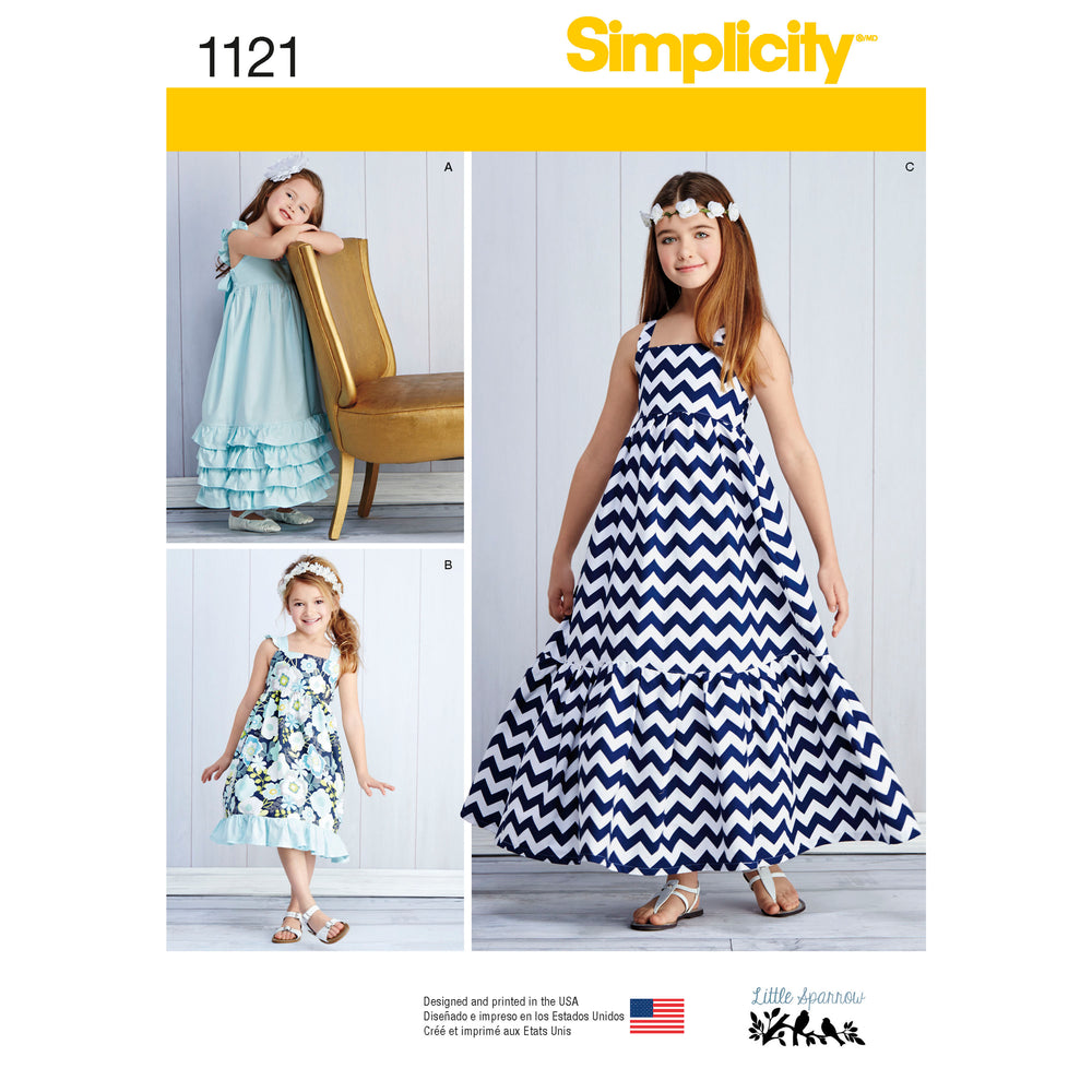 Simplicity Child/Teen Dresses S1121