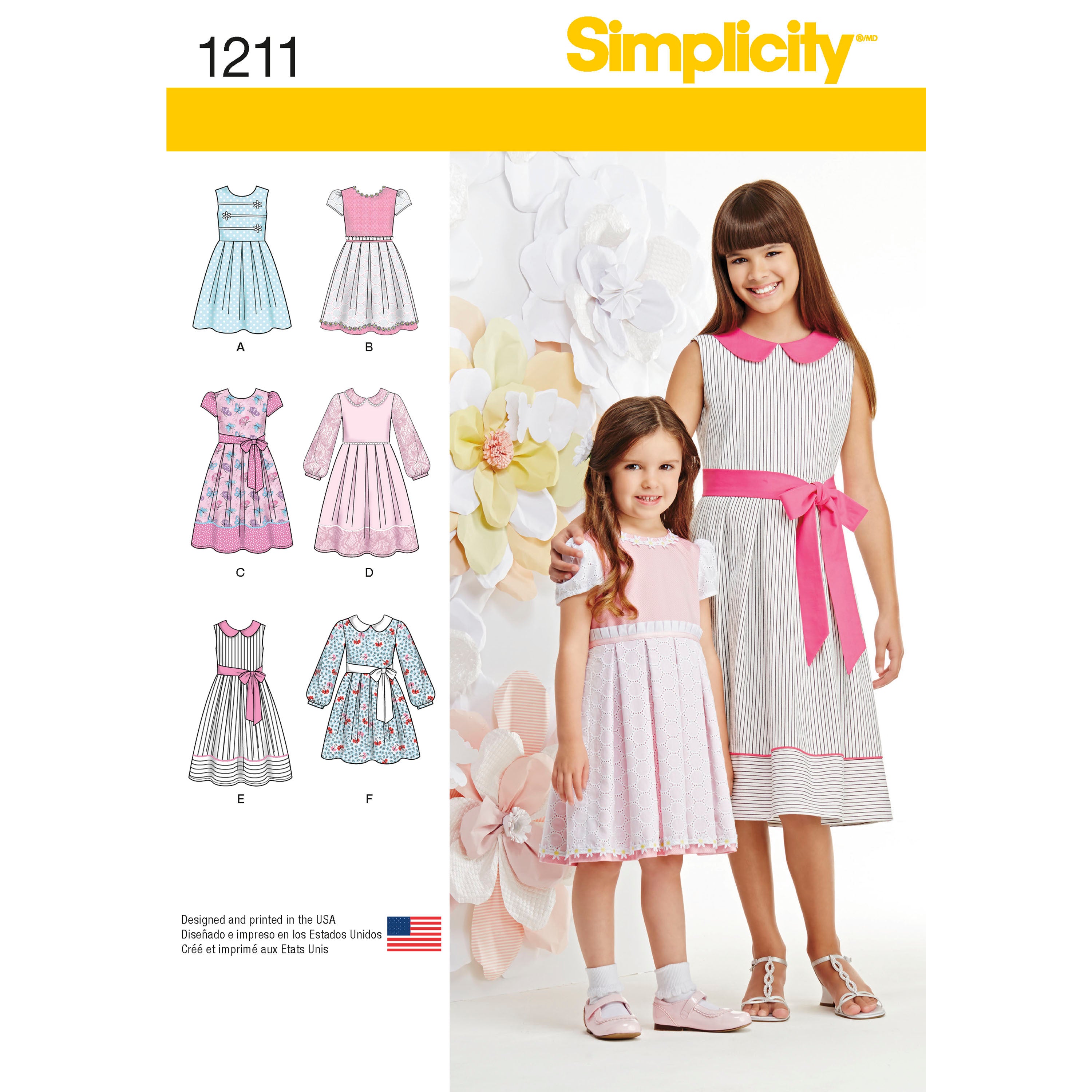 Simplicity Child/Teen Dresses S1211