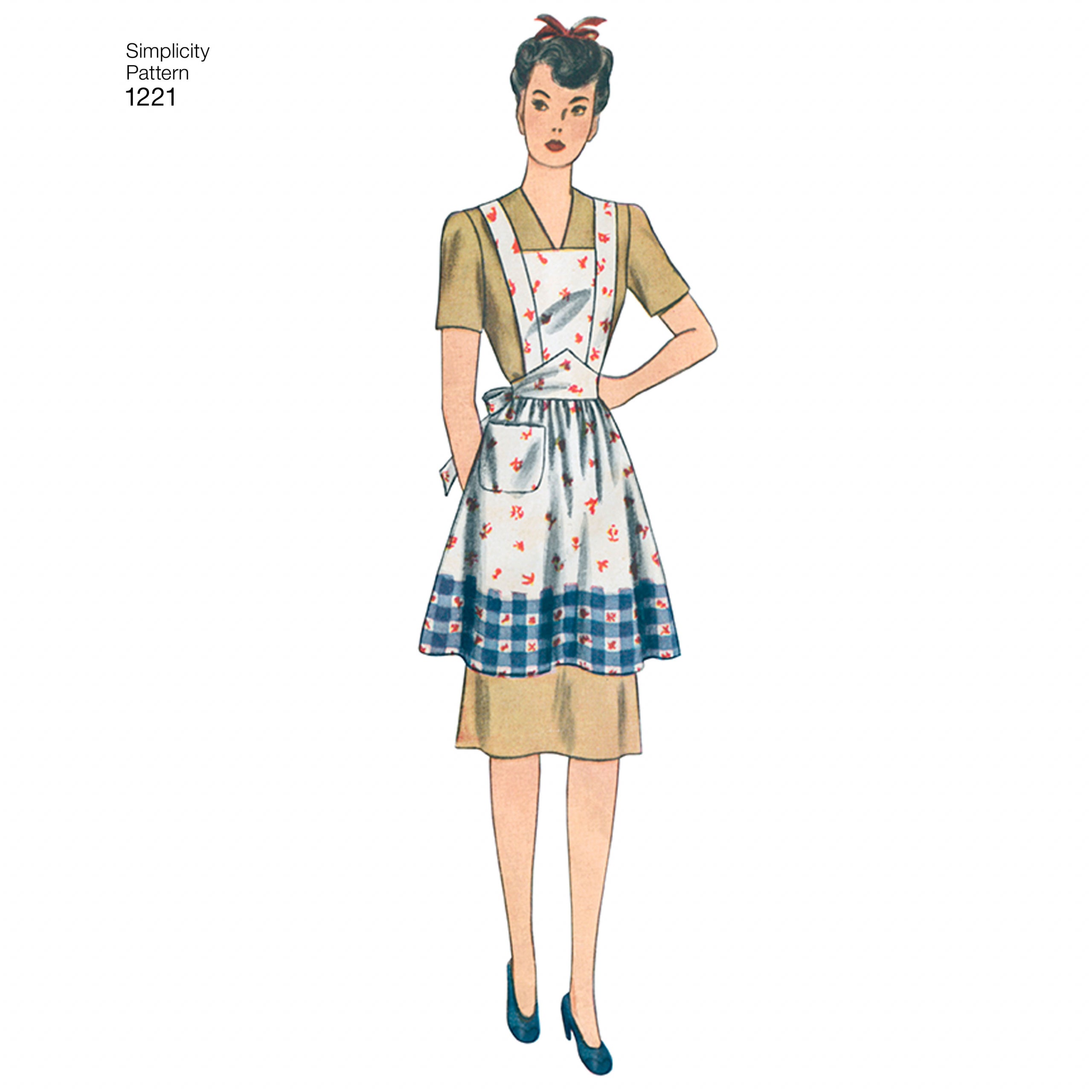 Simplicity Vintage Aprons S1221 – The Fold Line