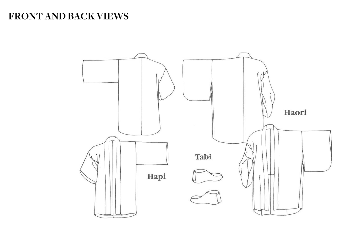 Folkwear 129 Japanese Unisex Hapi and Haori – The Fold Line