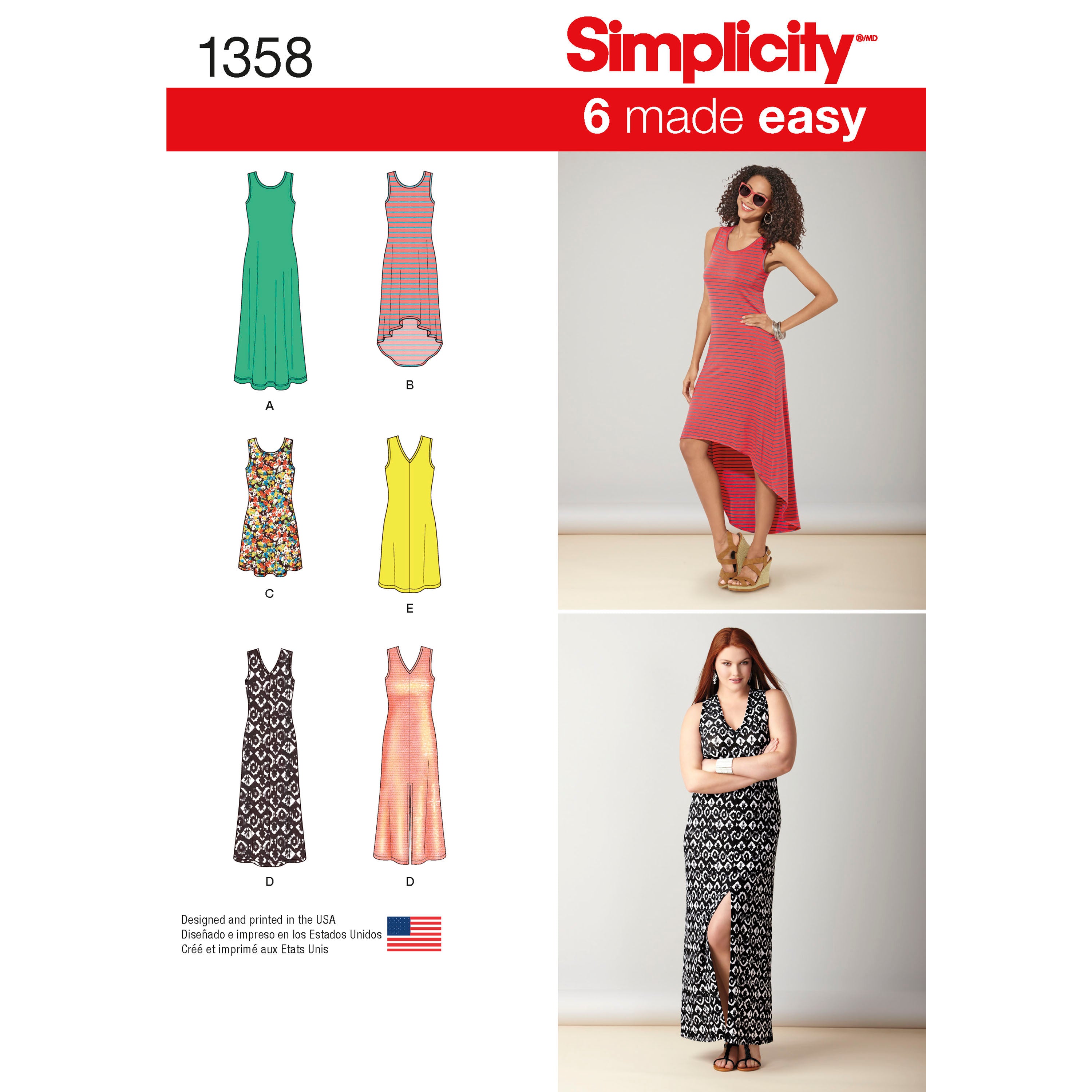 Simplicity Dress S1358