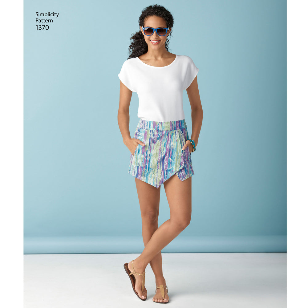 Simplicity Skirt, Skorts & Shorts S1370