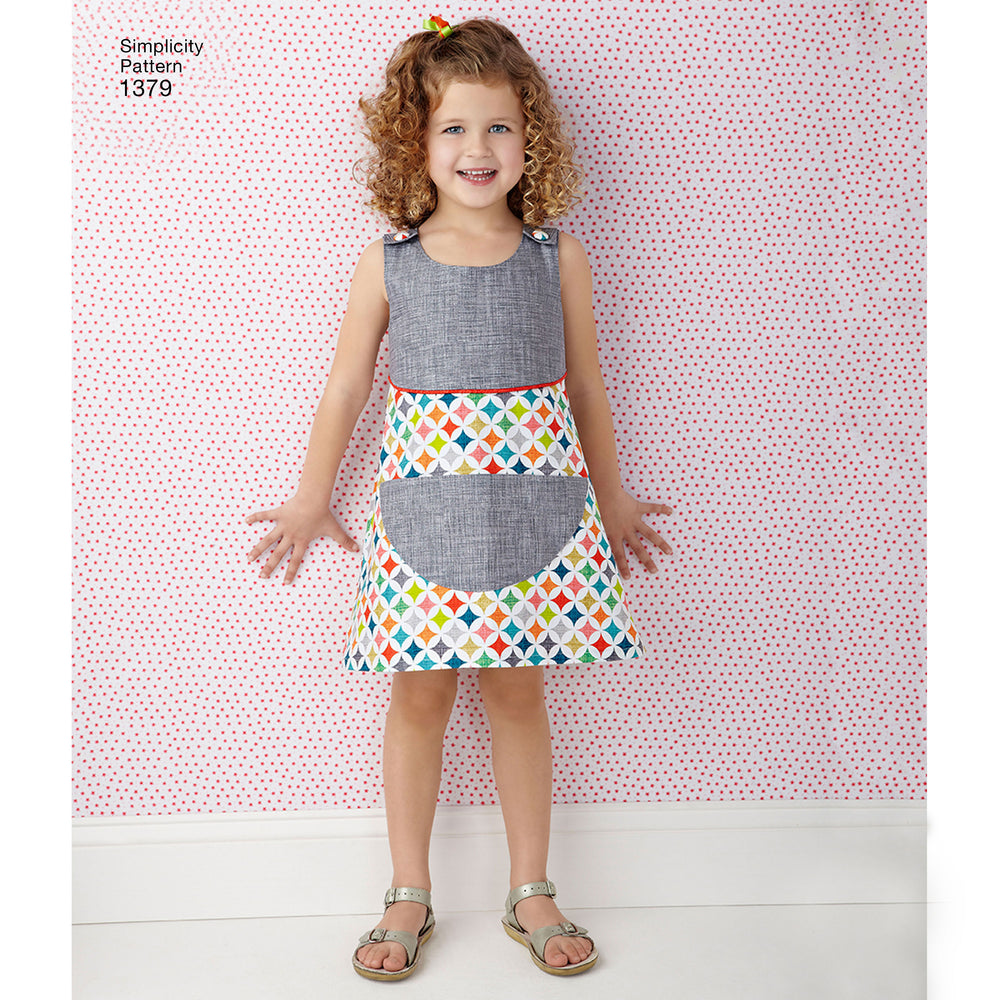 Simplicity Children's Dresses S1379
