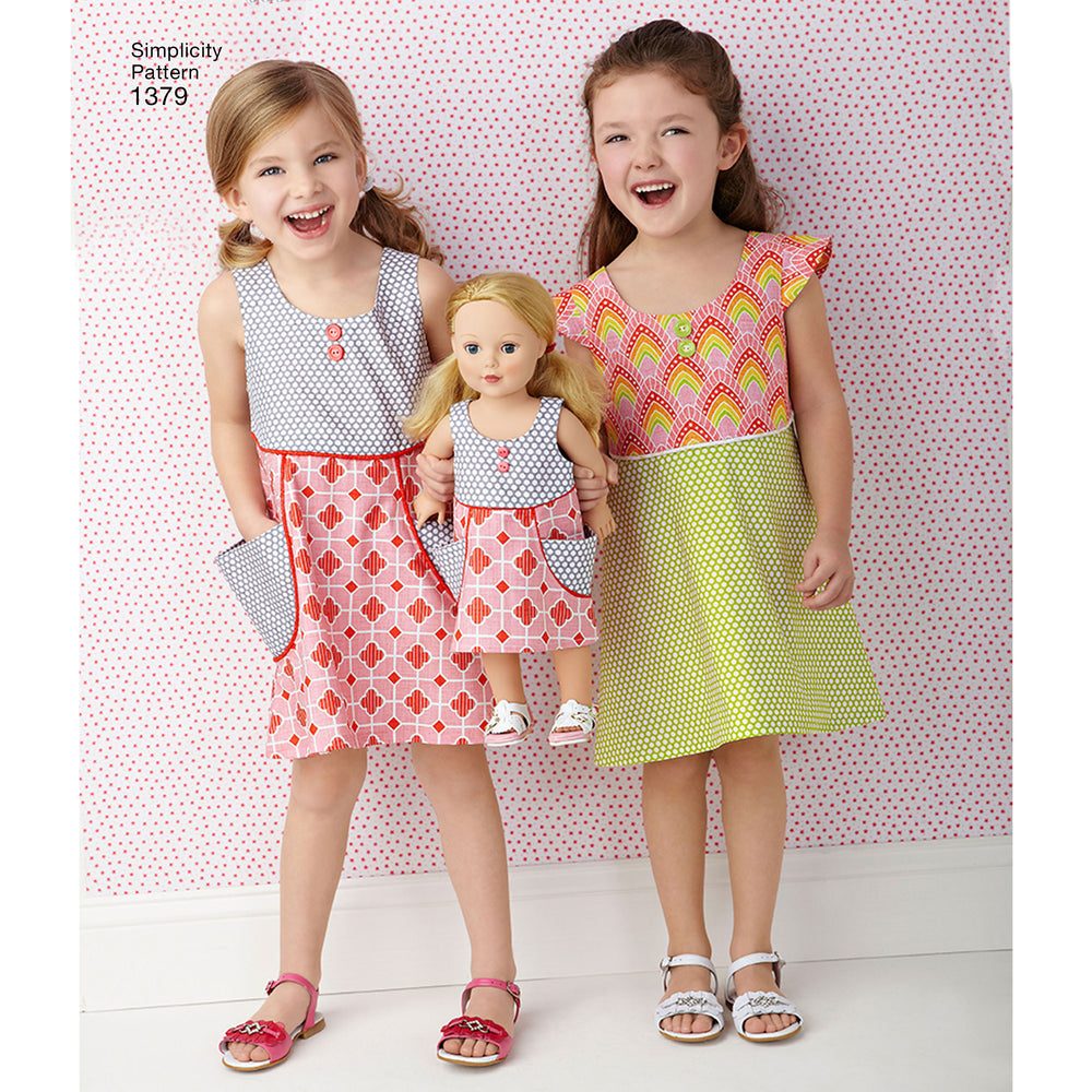 Simplicity Children's Dresses S1379