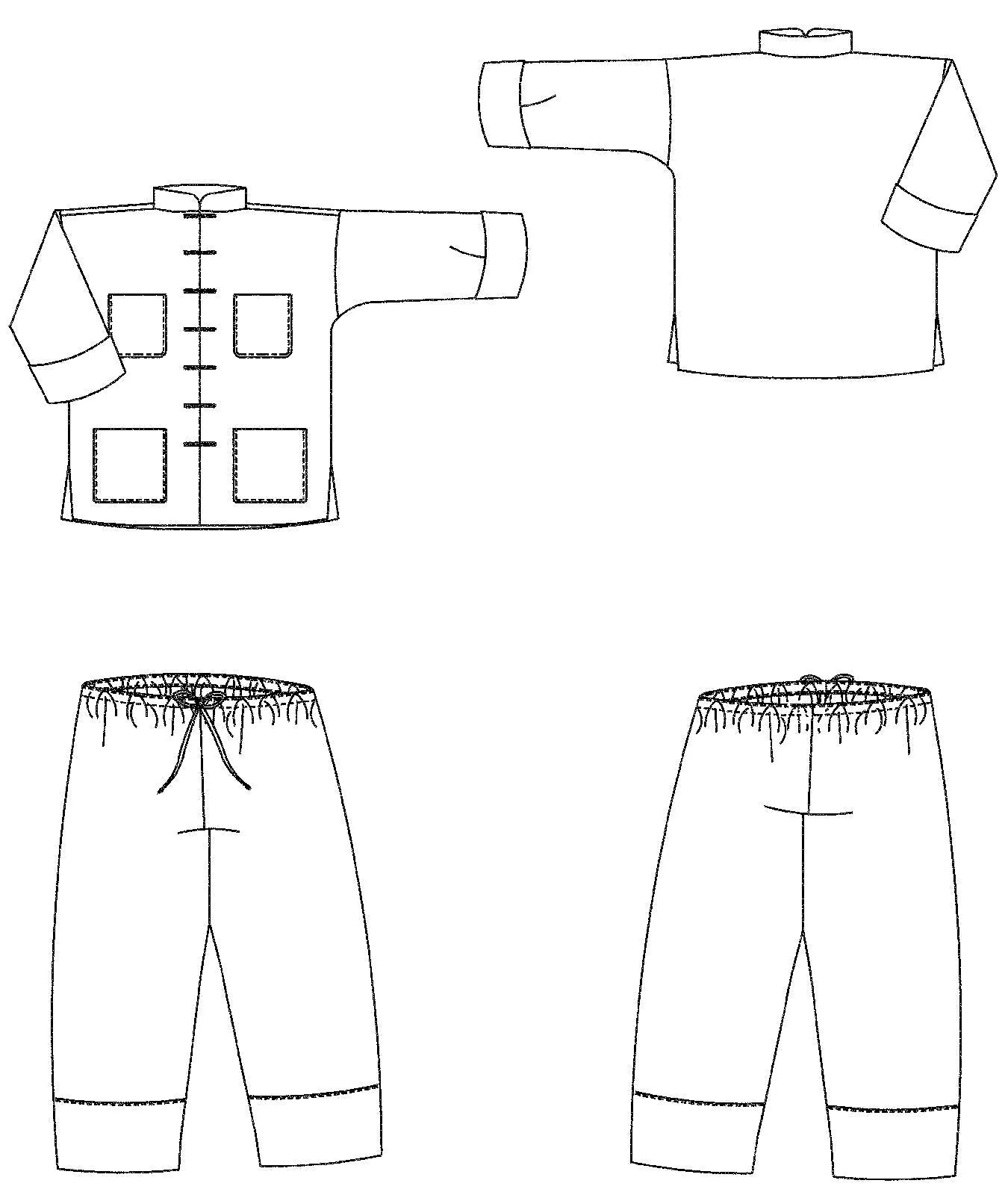 Folkwear 145 Unisex Chinese Pajamas