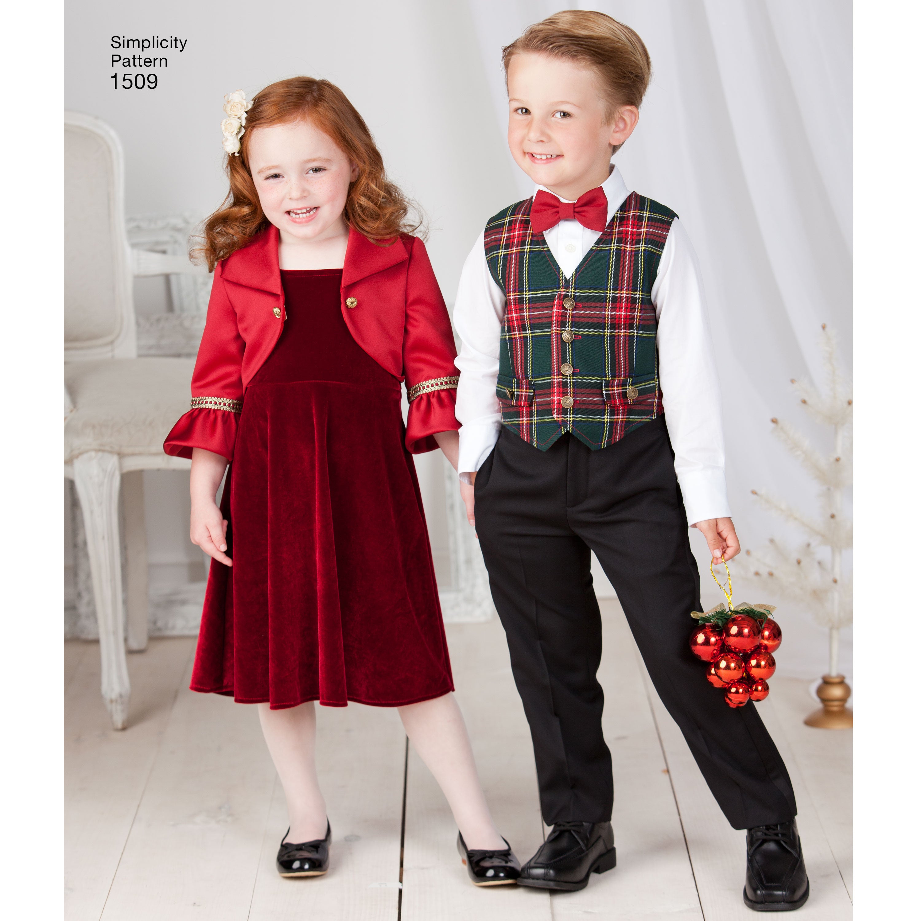 Simplicity Vest, Bolero and Bow Tie S1509