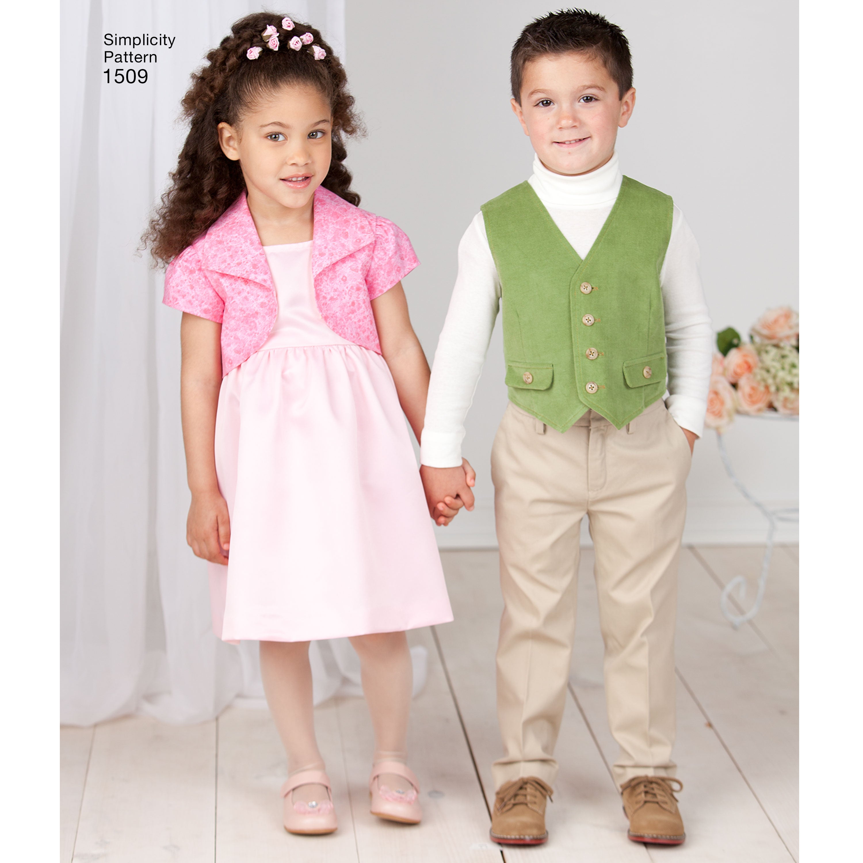 Simplicity Vest, Bolero and Bow Tie S1509