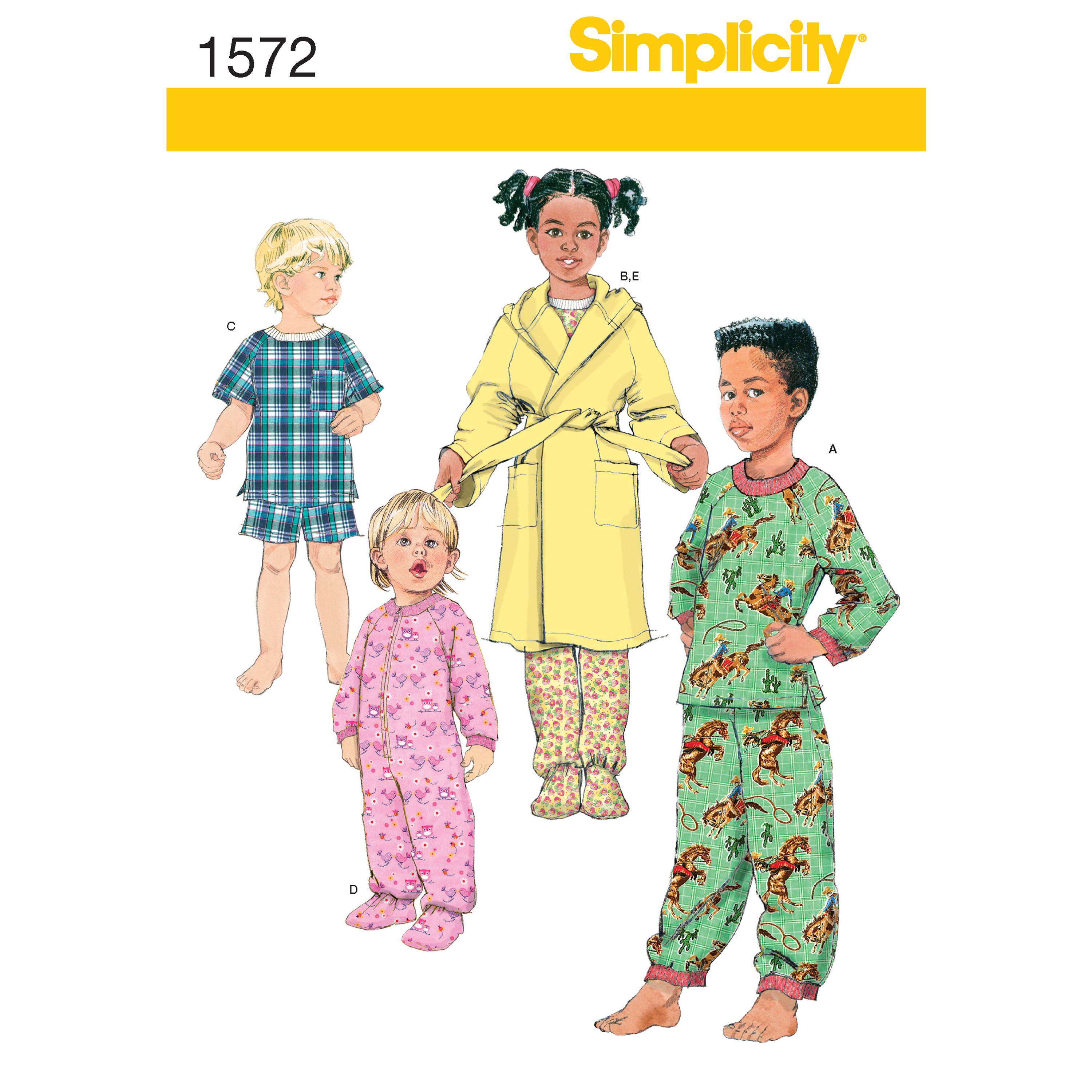 Simplicity Nightwear and Robe S1572