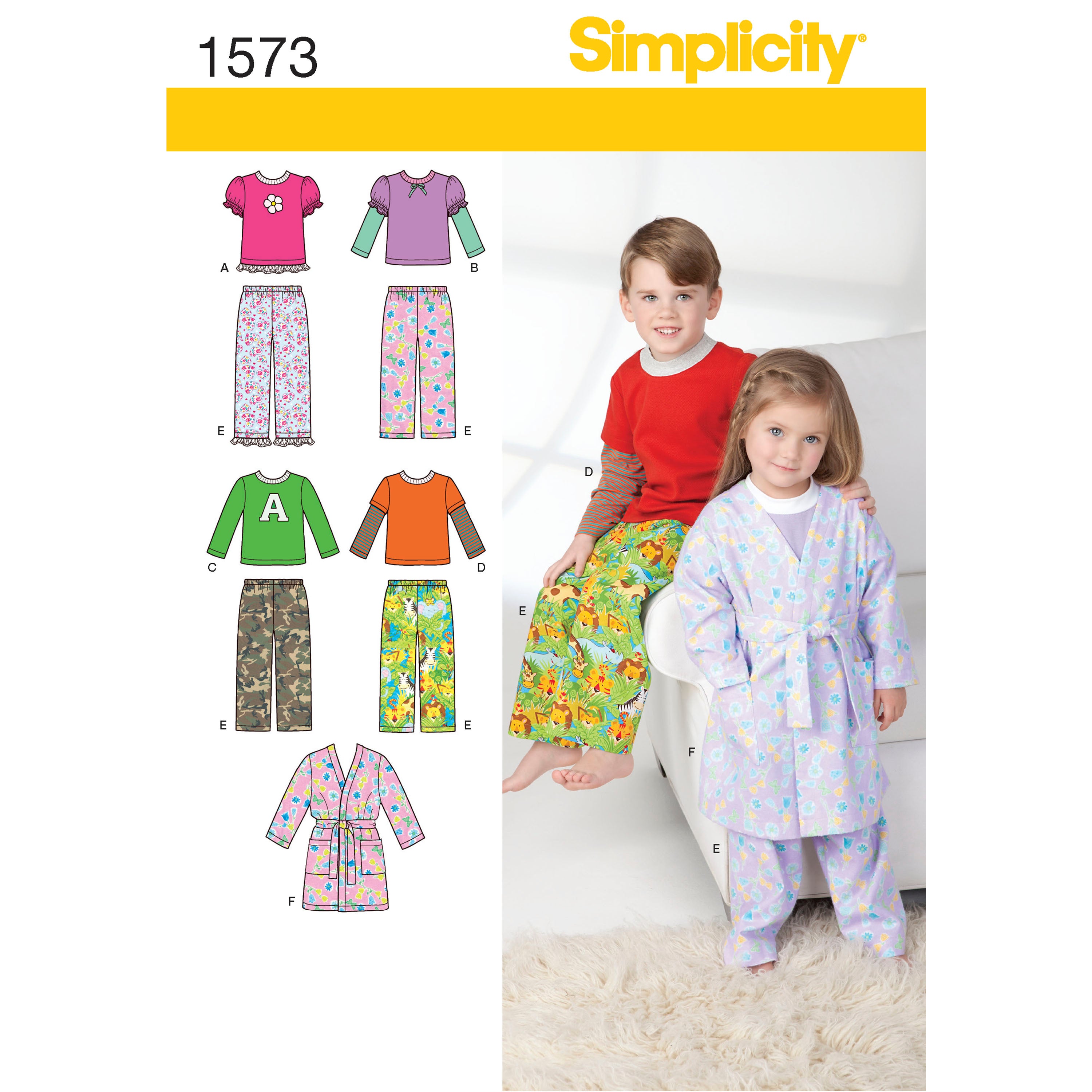 Simplicity Nightwear and Robe S1573