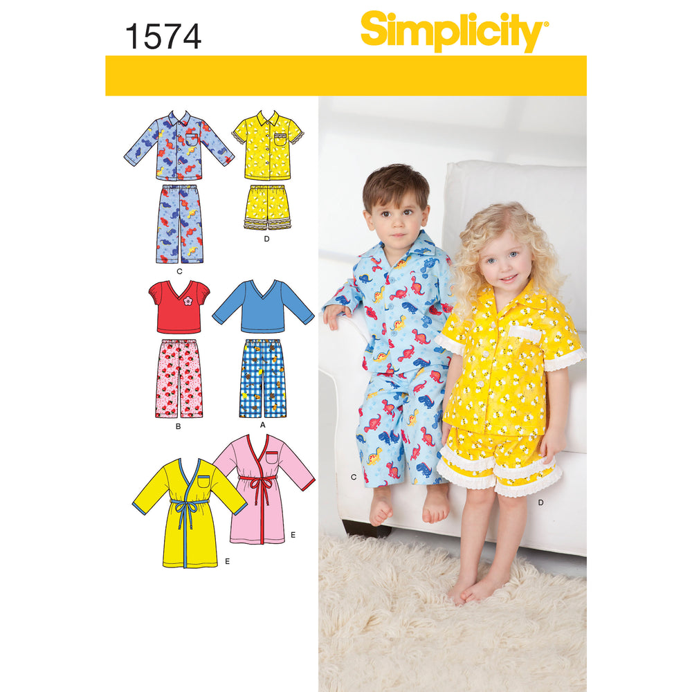 Simplicity Nightwear and Robes S1574