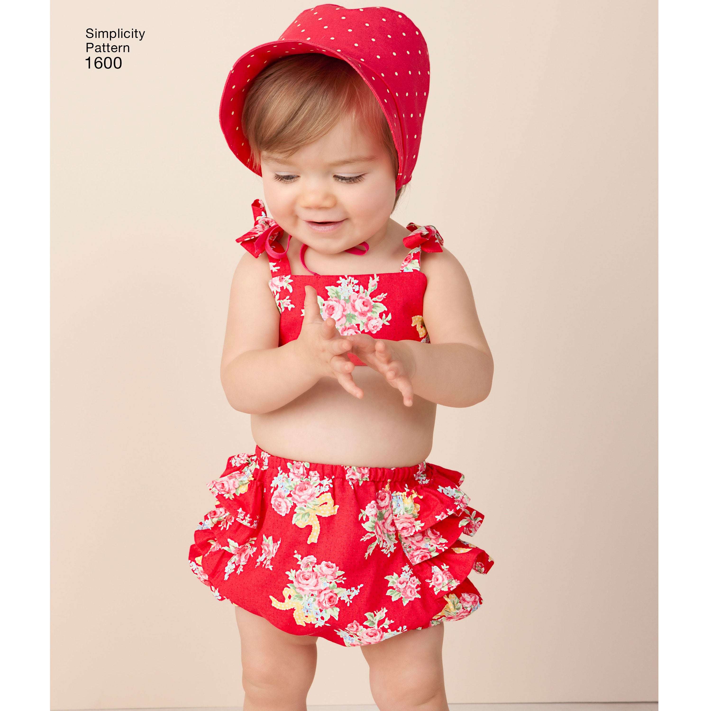 Simplicity Baby's Vintage Romper Set S1600