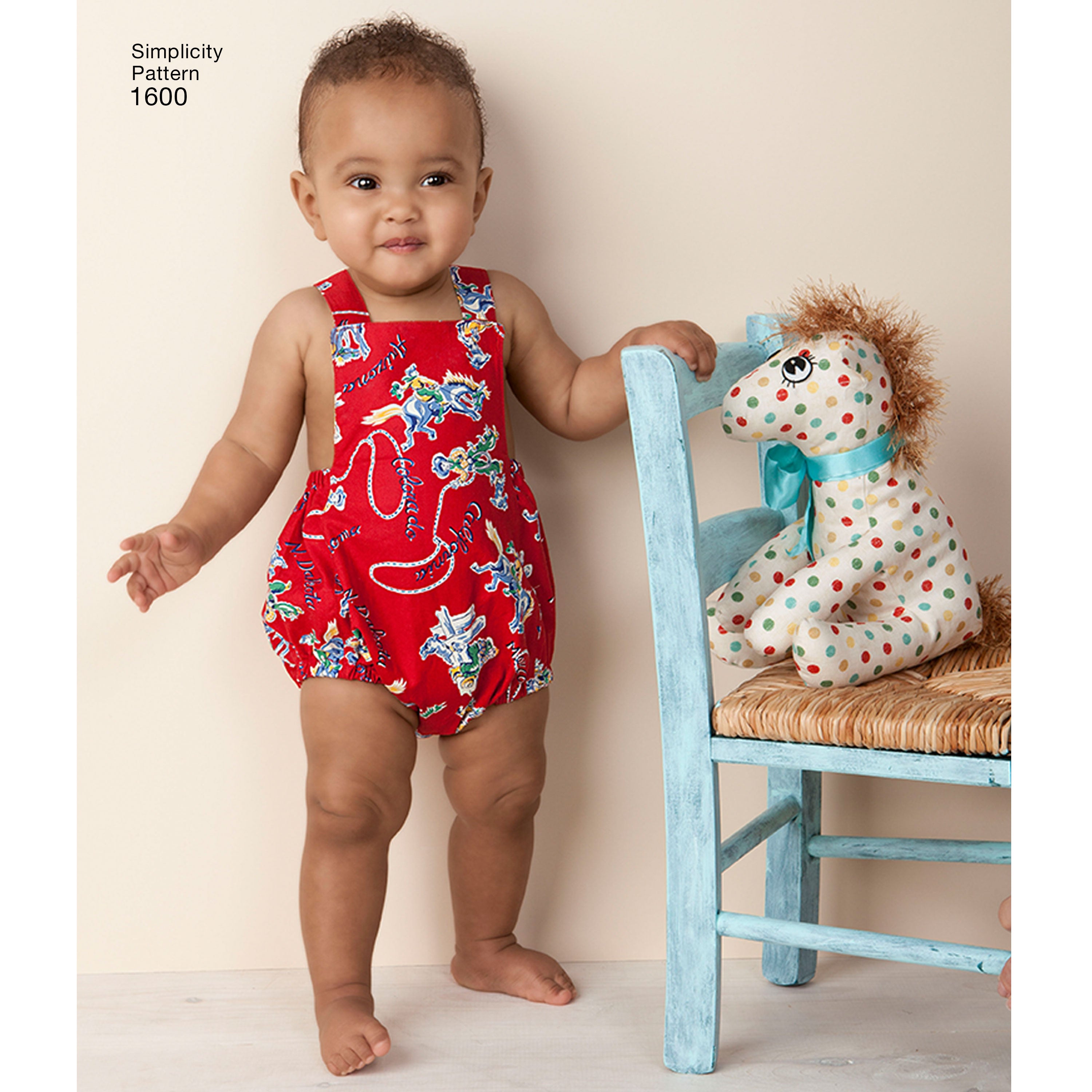 Simplicity Baby's Vintage Romper Set S1600