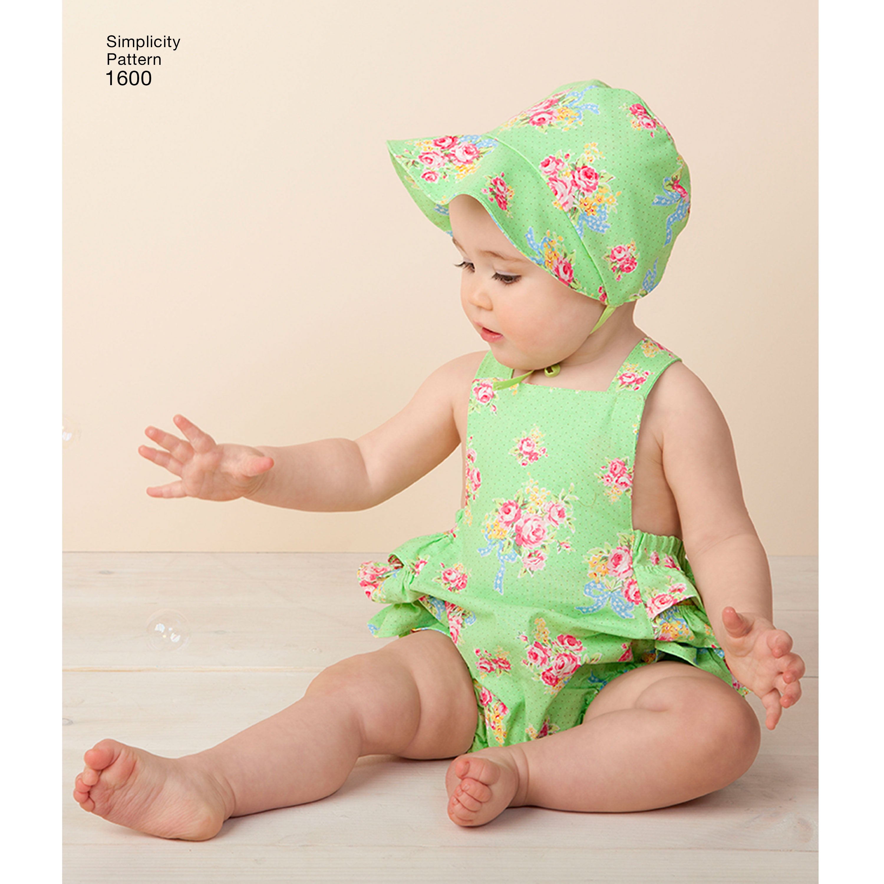 Simplicity Baby's Vintage Romper Set S1600