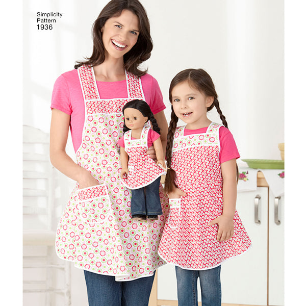 Simplicity Women's/Children's Aprons S1936