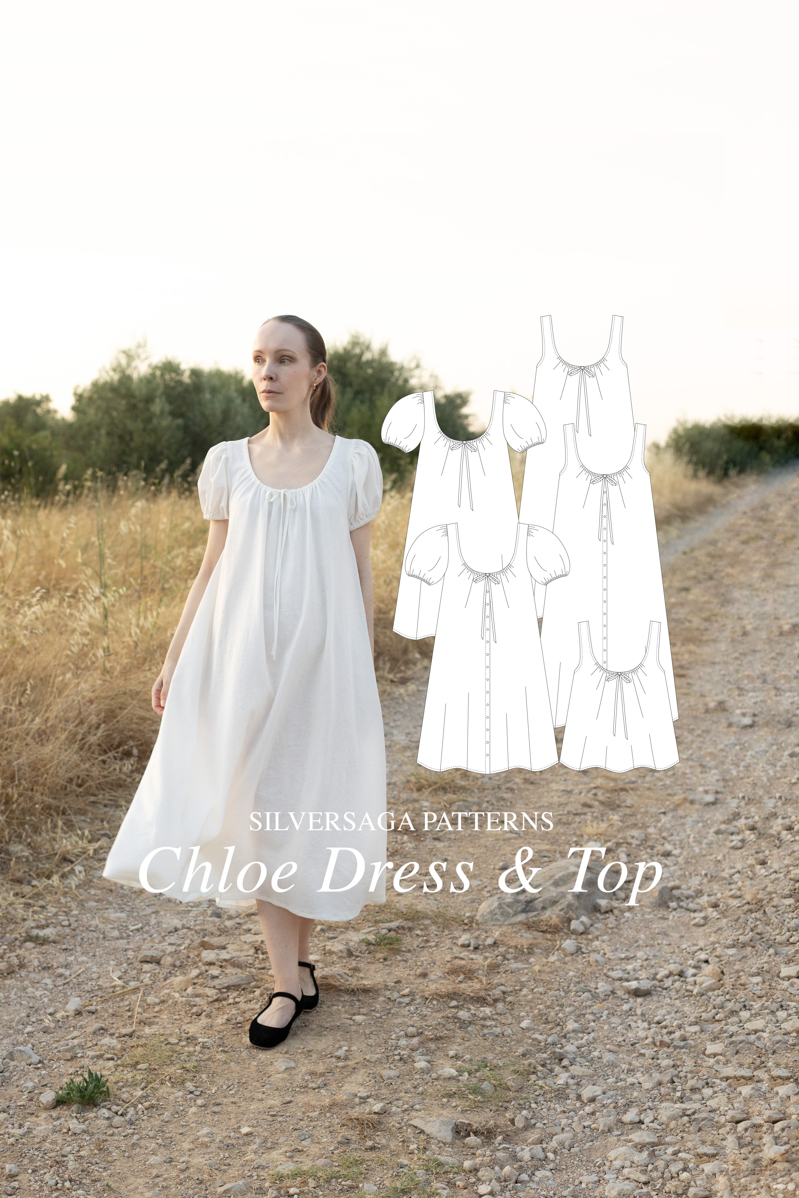 Silversaga Patterns Chloe Dress and Top