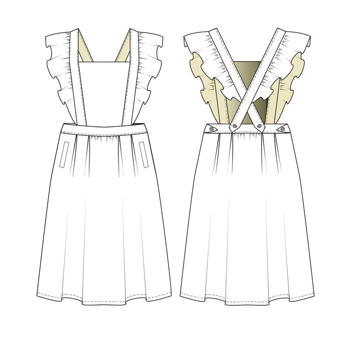 You Made My Day 19th of January Ruffles Overall Dress & Skirt