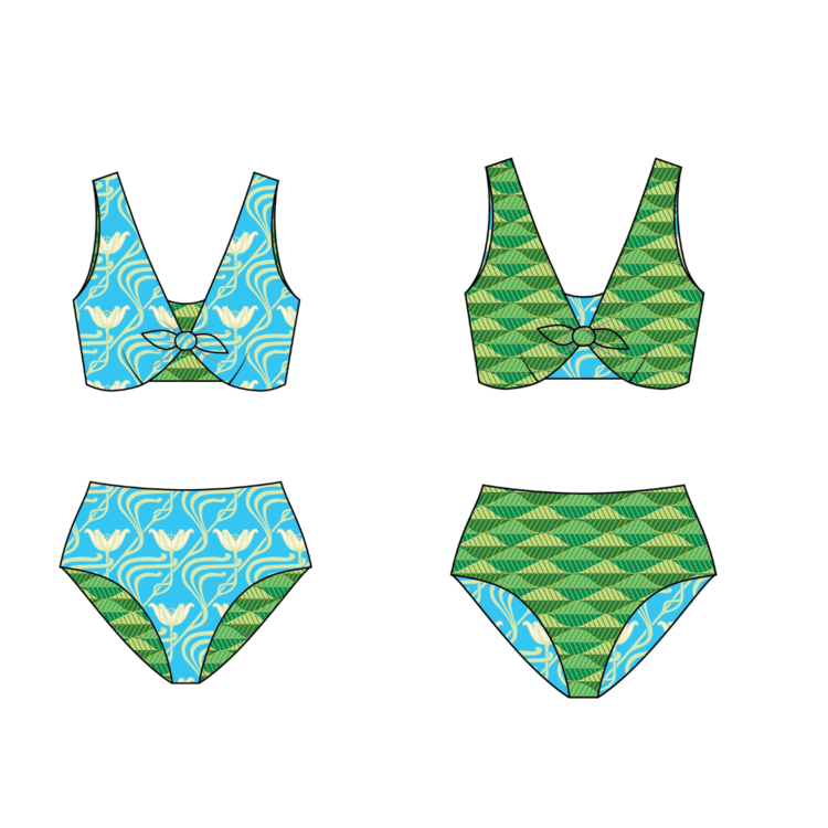 Sirena Patterns Gabriela Swimsuit and Bikini