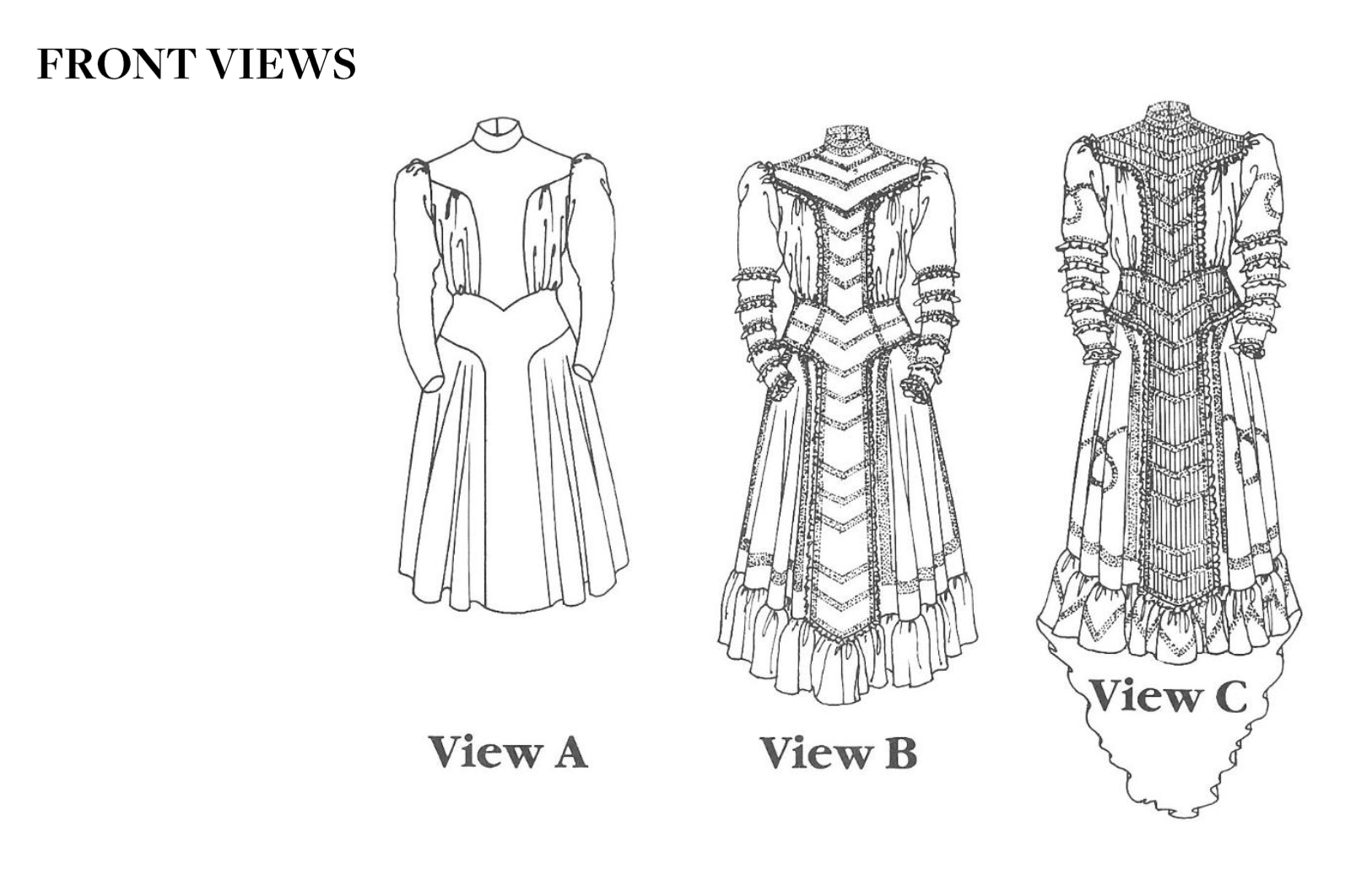 Folkwear 227 Edwardian Gown