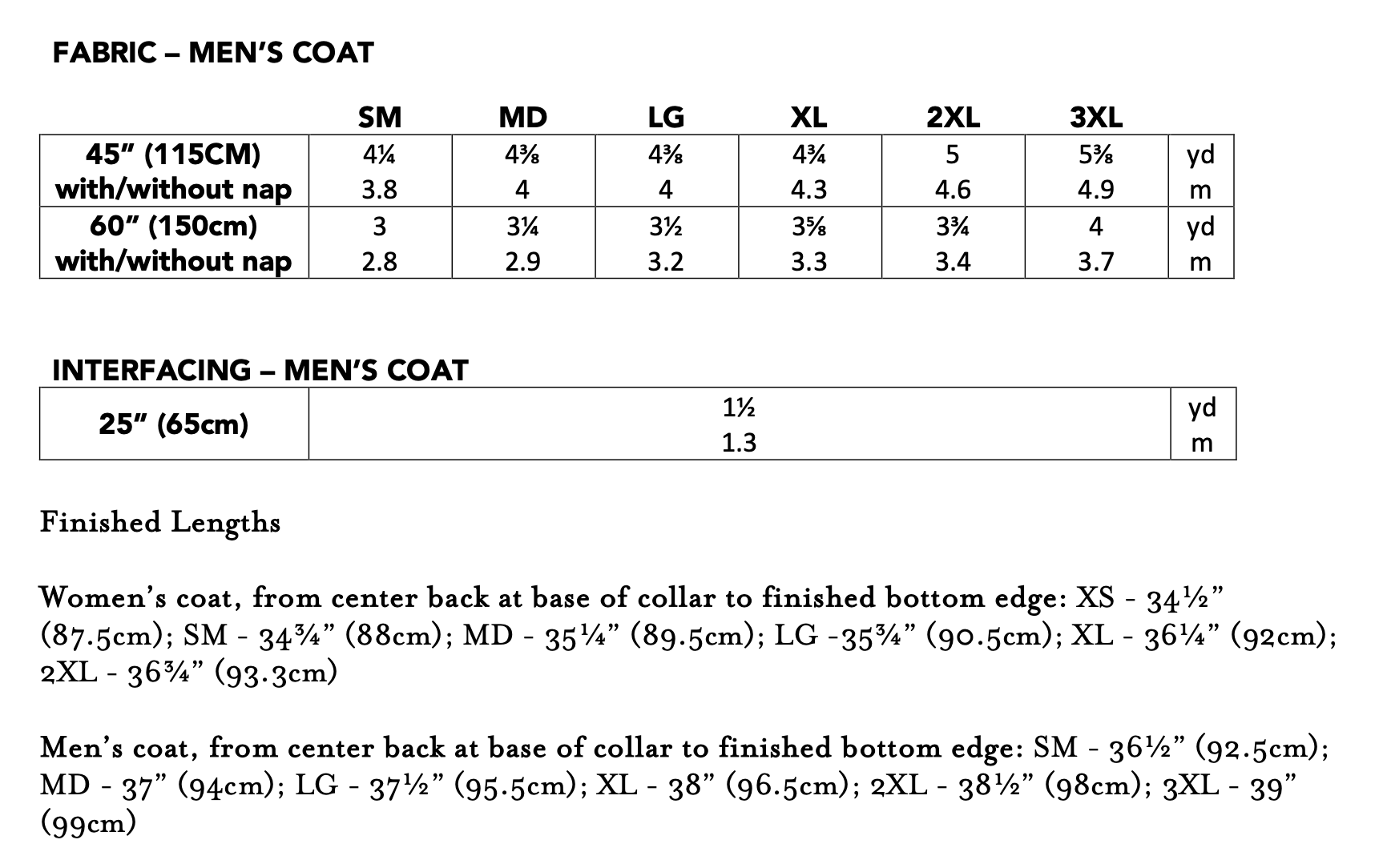 Folkwear 263 Unisex Countryside Frock Coat