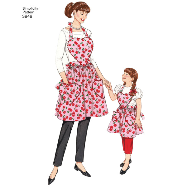 Simplicity Women's/Children's Aprons S3949