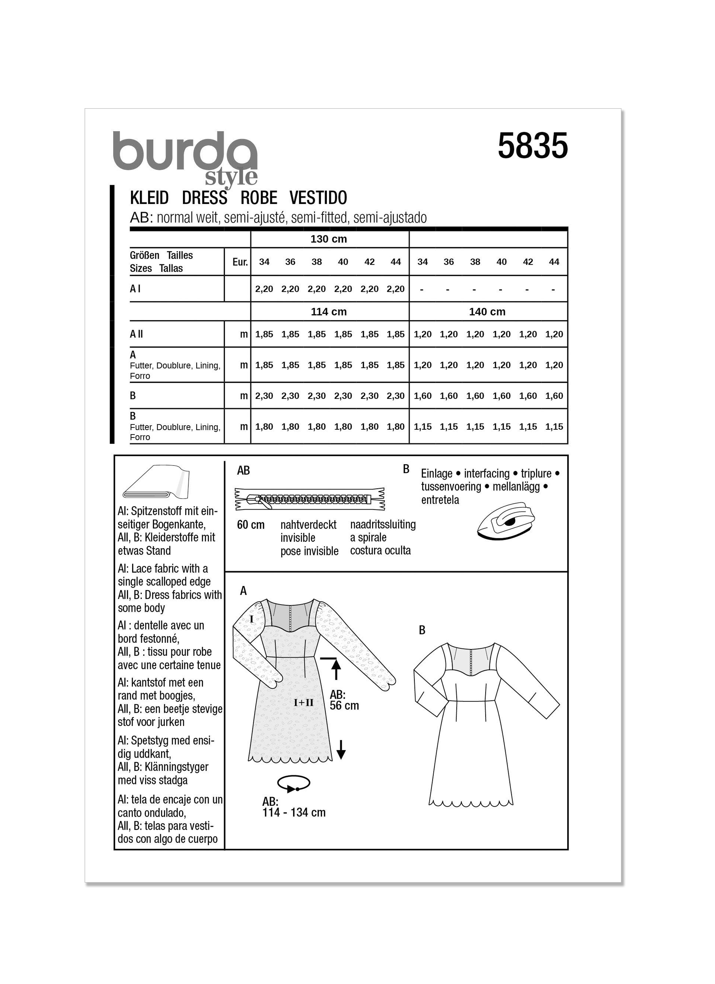 Burda Dress 5835