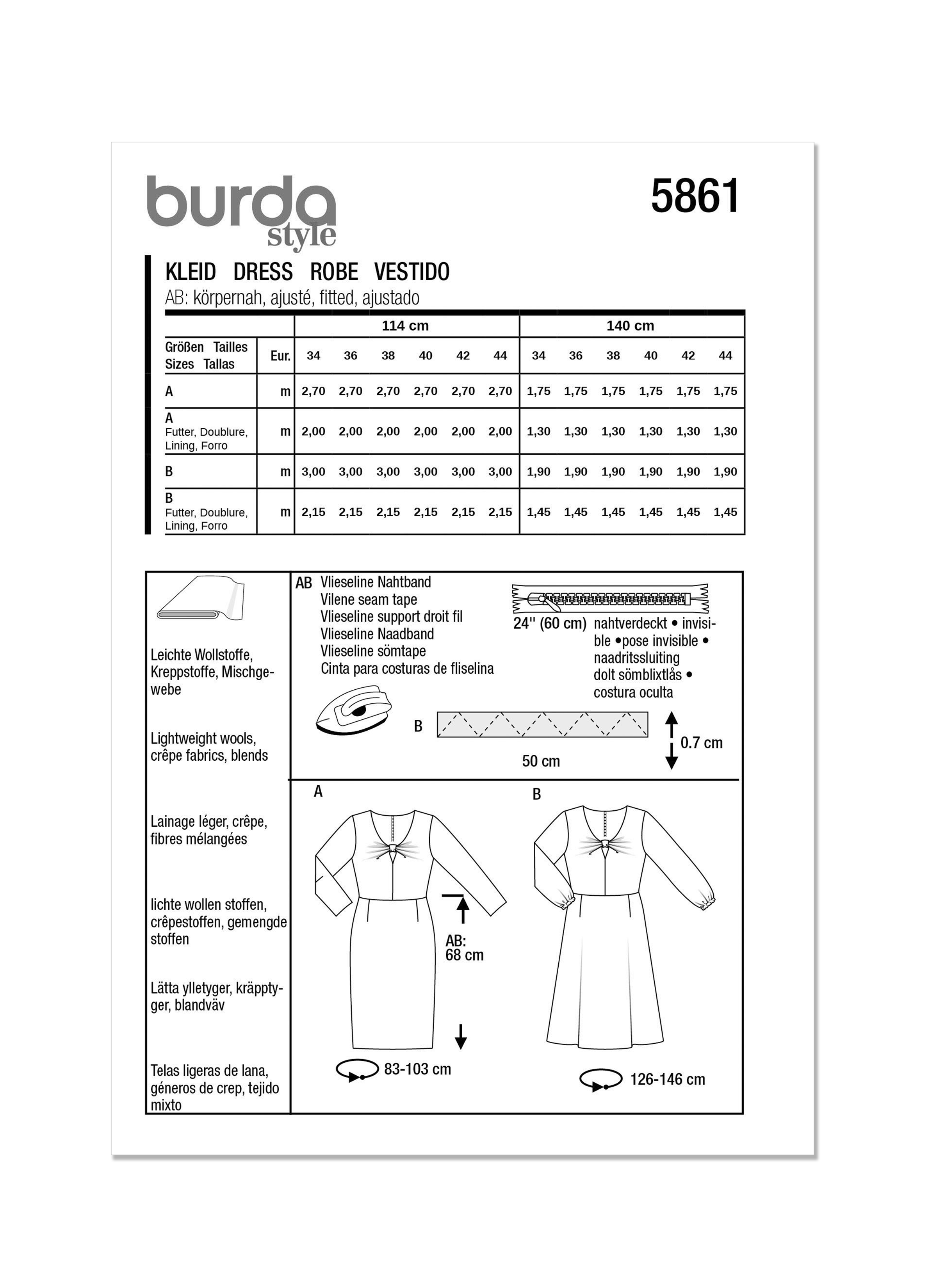 Burda Dress 5861