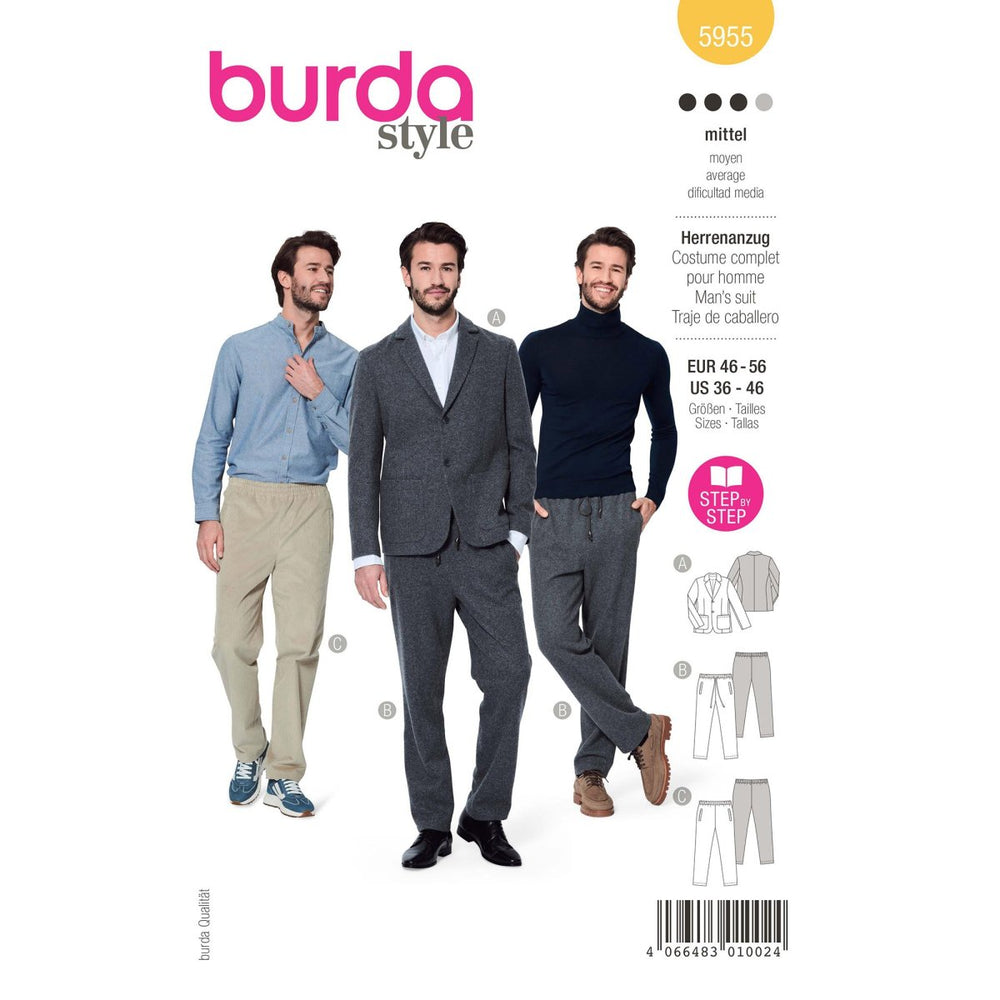 Burda Men's Suit 5955