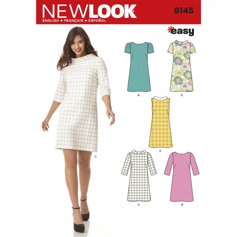 New Look Shift Dresses N6145