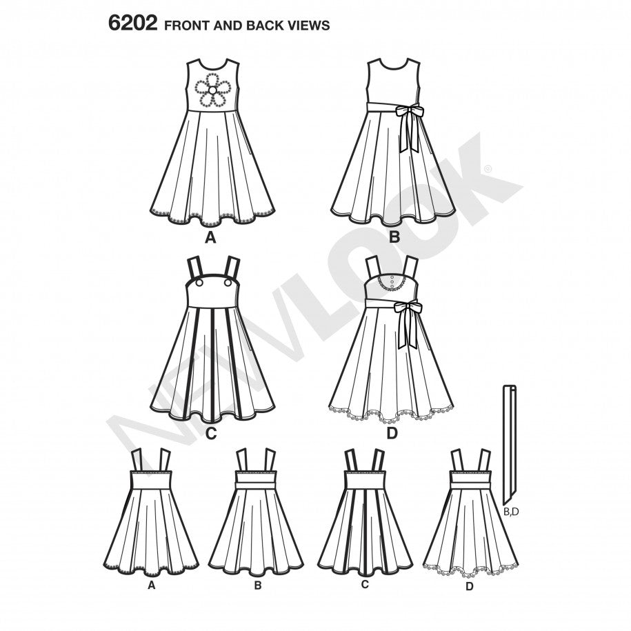 New Look Children's Dresses N6202