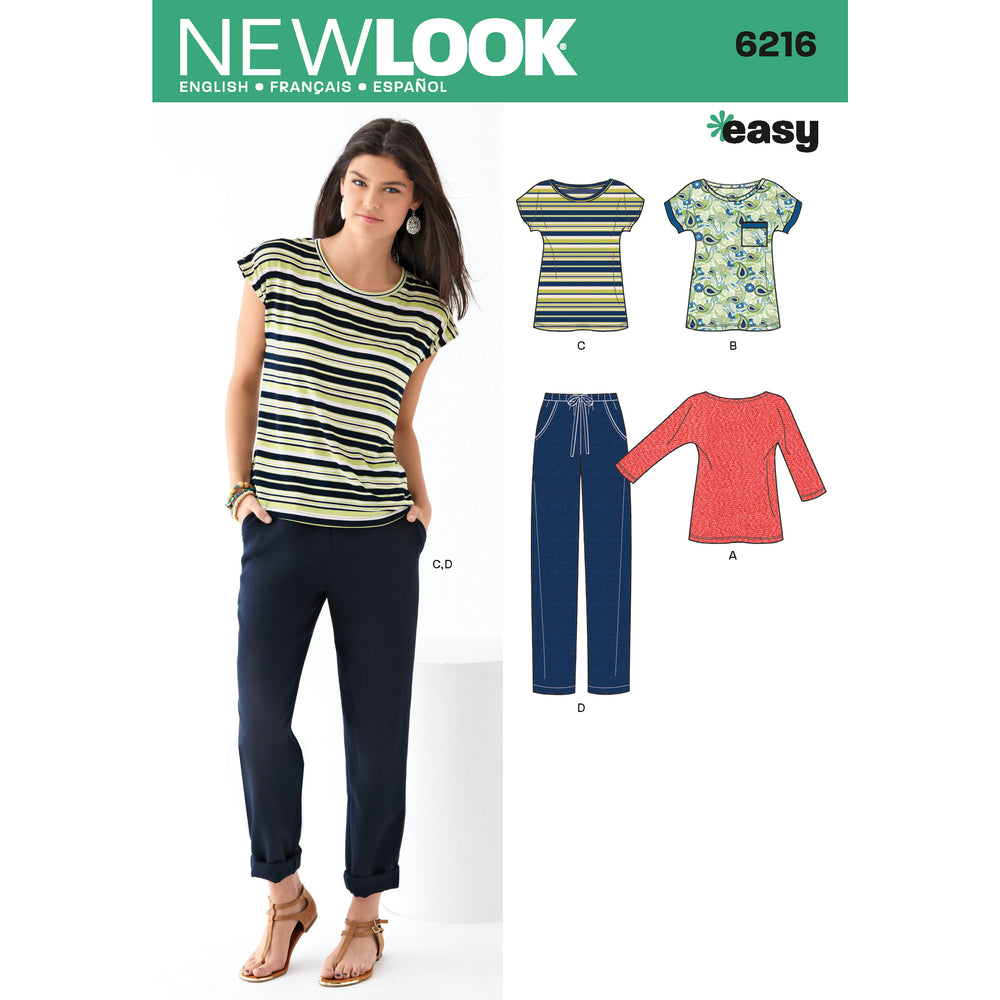 New Look Top and Trousers N6216