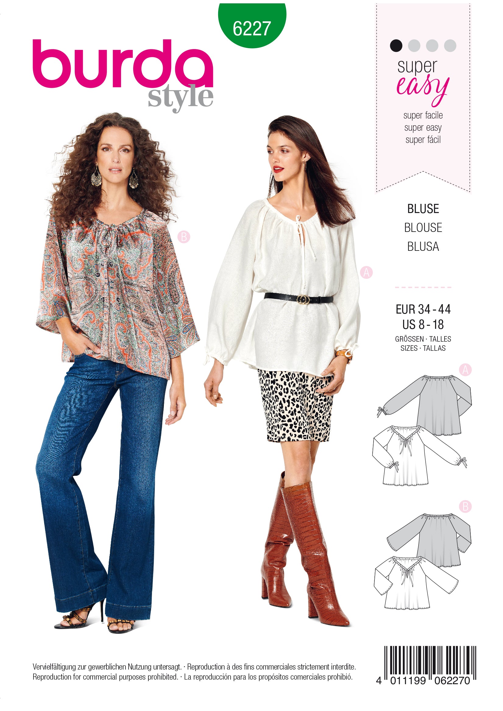 Burda Blouses 6227