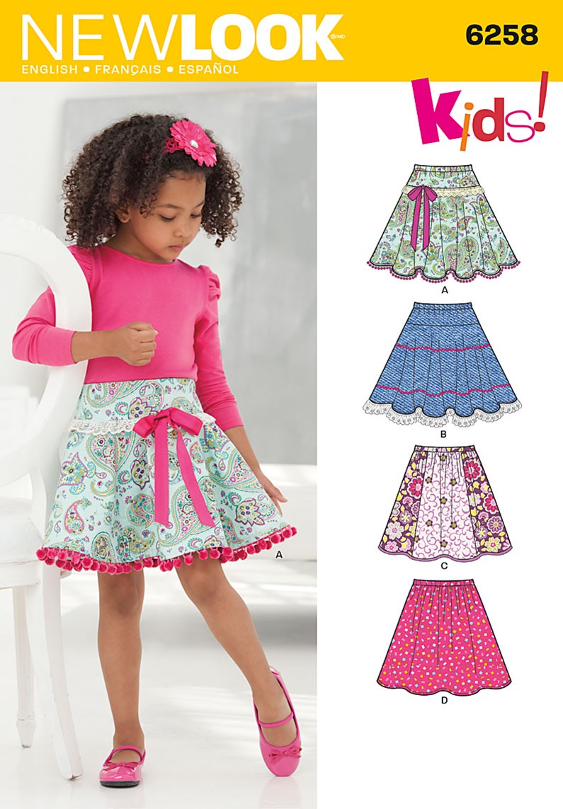 New Look Children's Skirt N6258