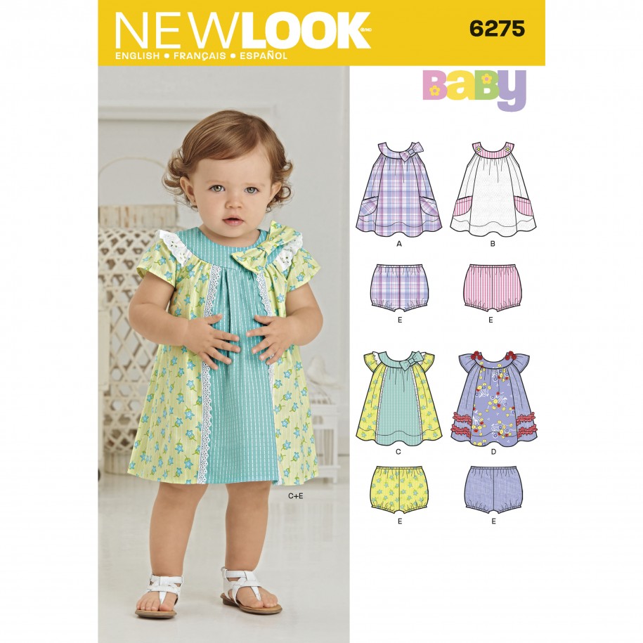 New Look Baby's Dress and Panties N6275
