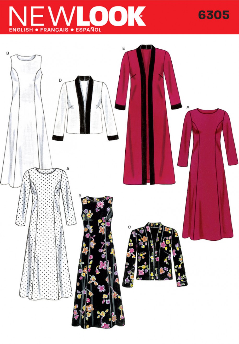 New Look Dress and Jacket N6305