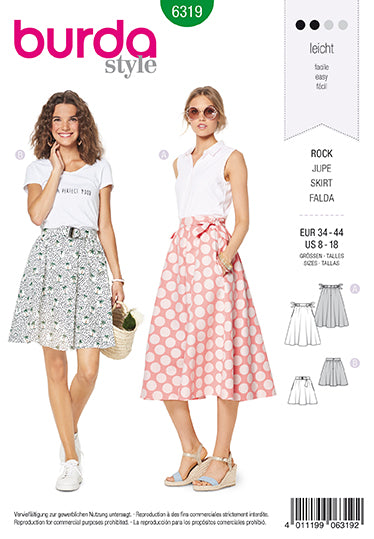 Burda Skirts 6319