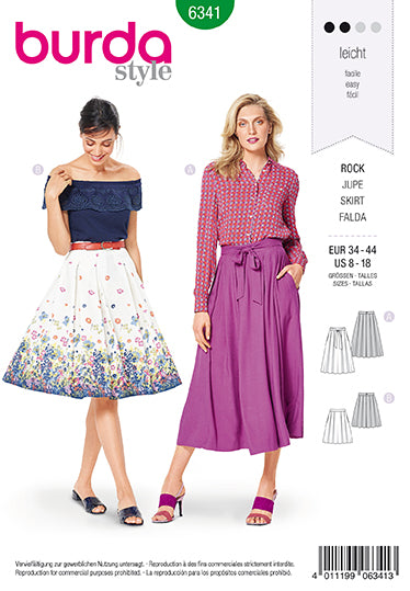 Burda Skirts 6341