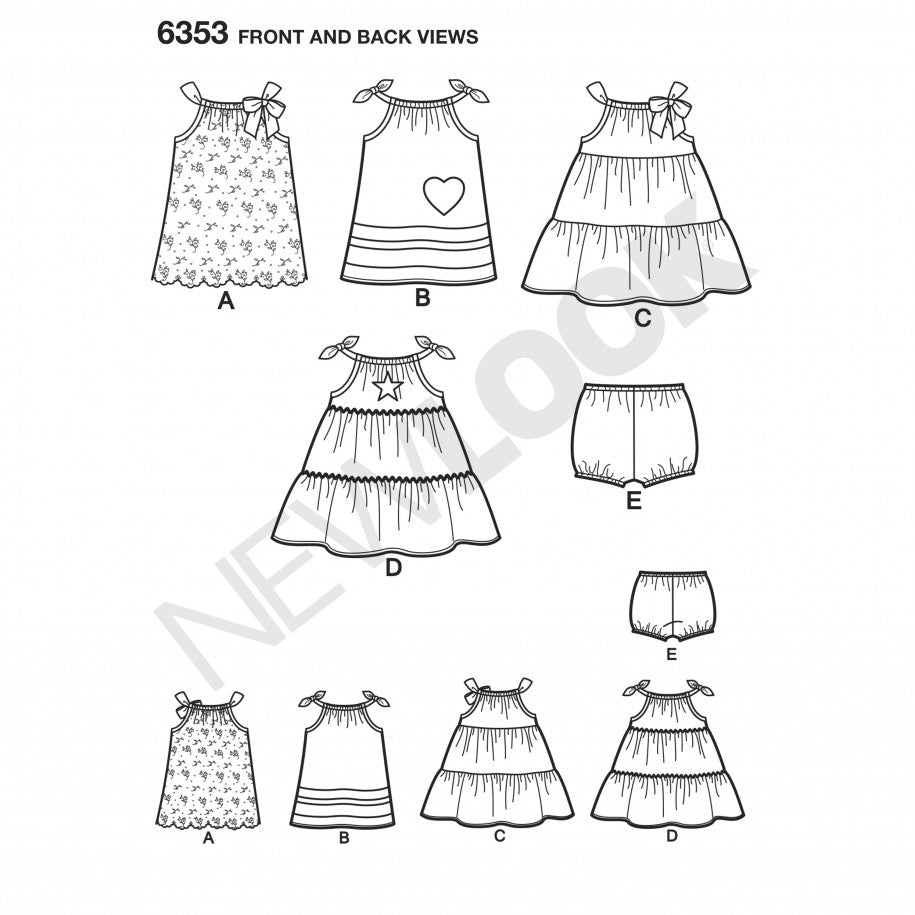 New Look Baby's Dresses 6353