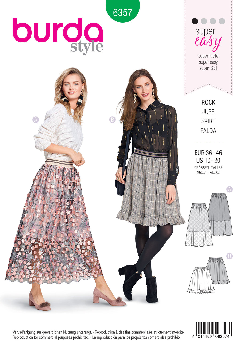 Burda Skirt 6357