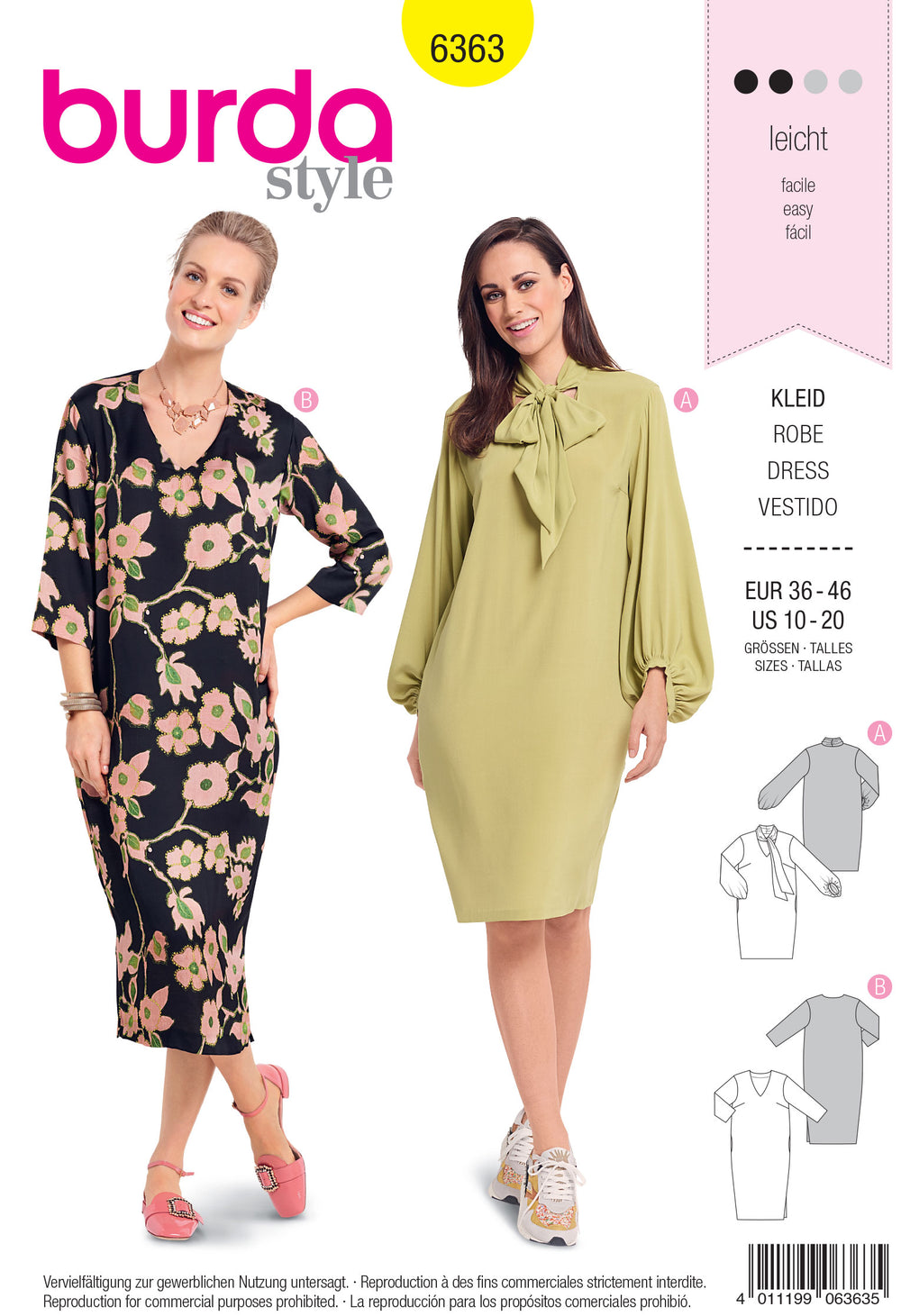 Burda Dresses 6363