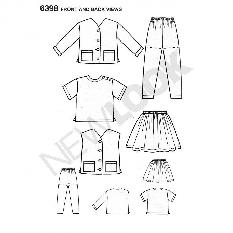 New Look Children's Outfits N6398