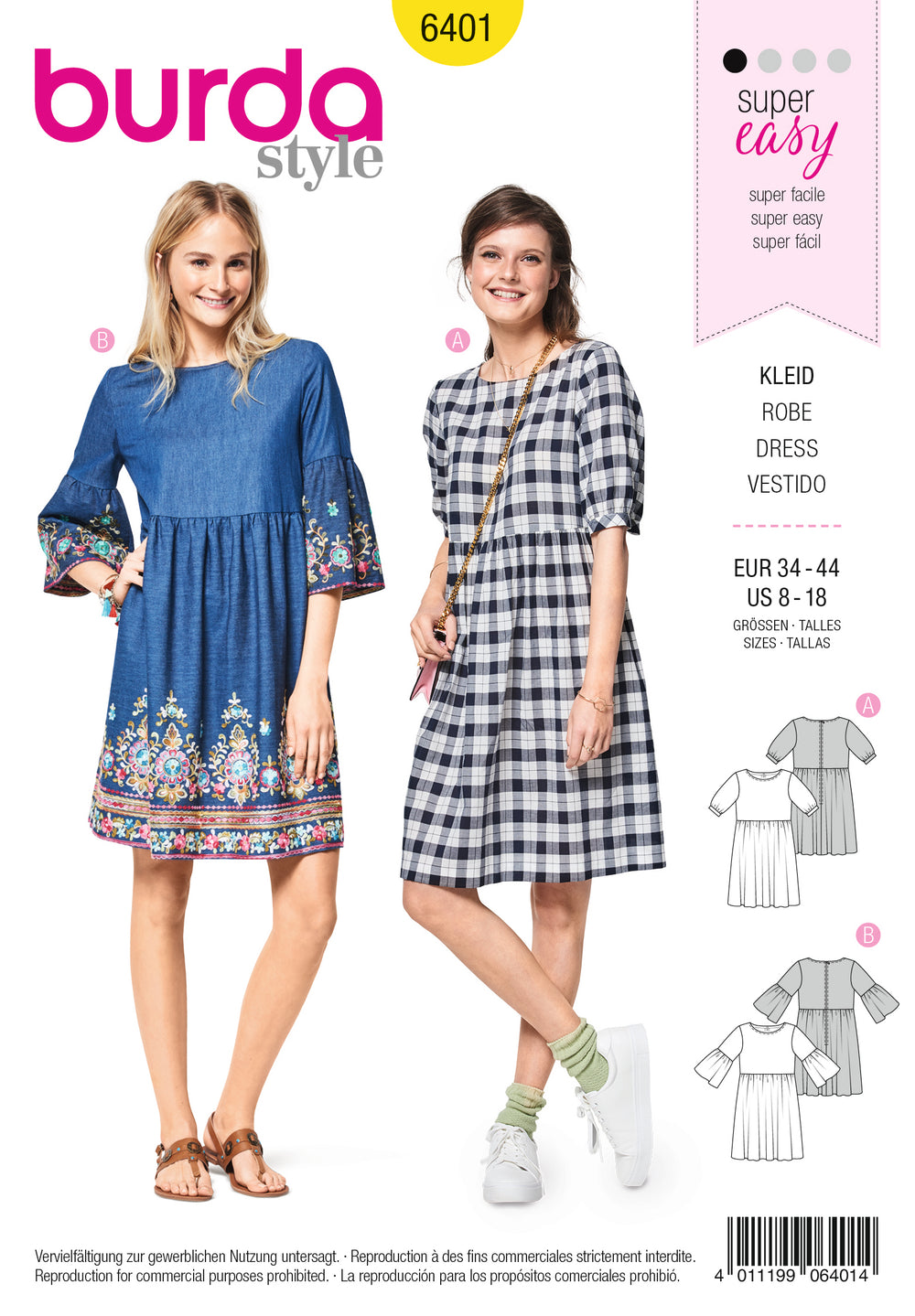 Burda Dresses 6401