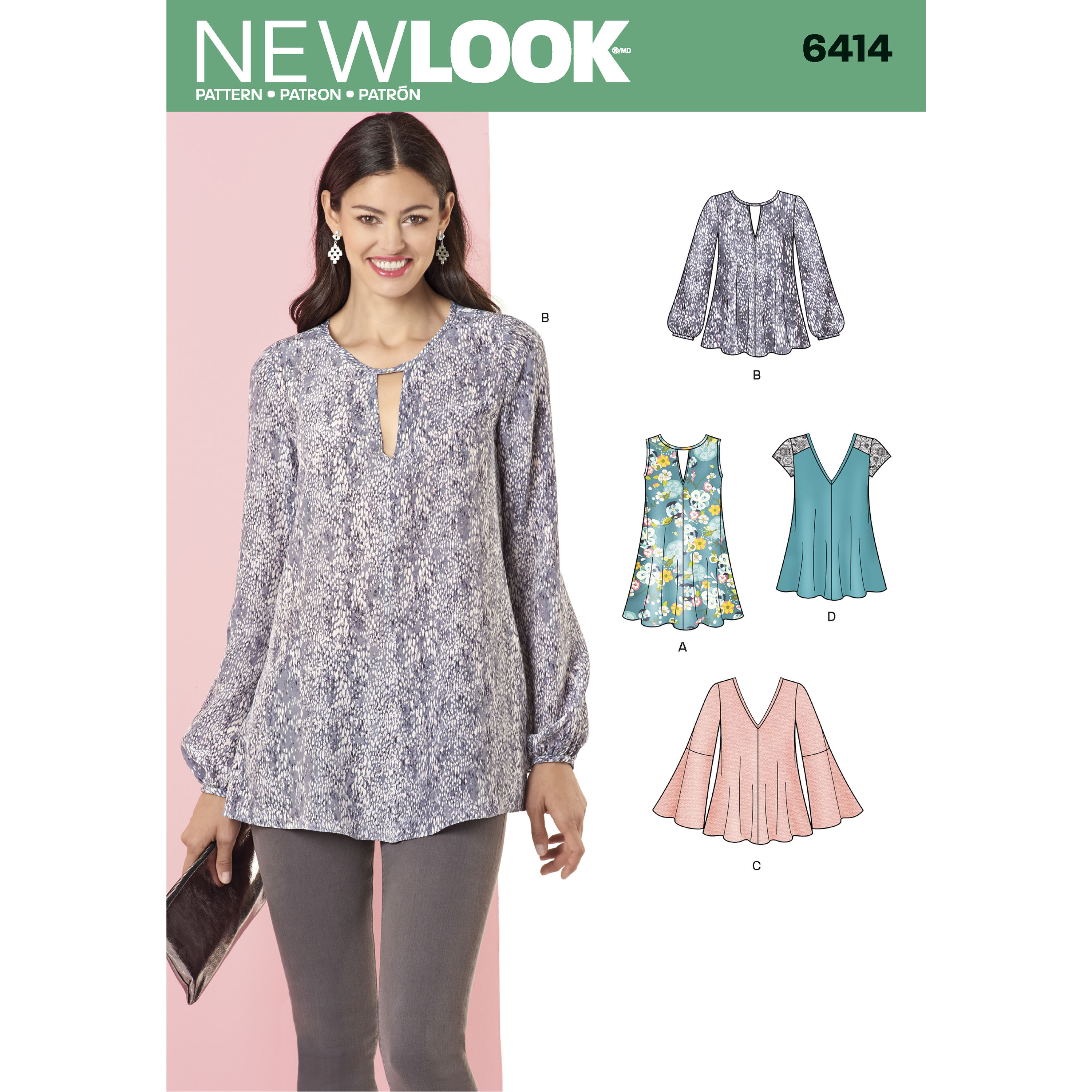 New Look Tops and Tunics N6414